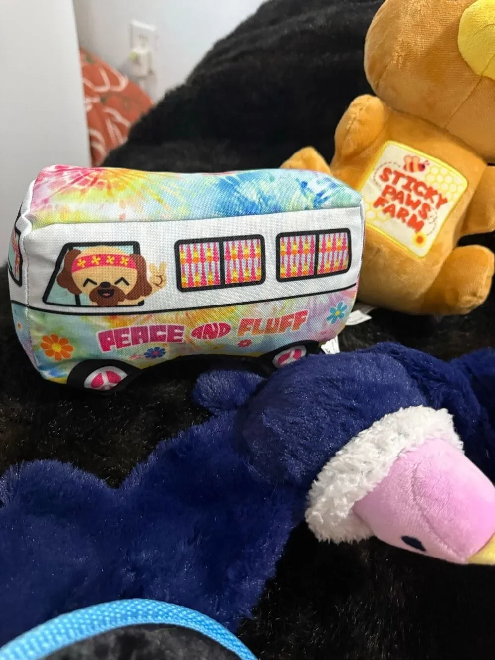 Bark Box Dog Toys Lot of 10 toilet paper mana ray Peace bus alien
